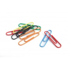 PAPER CLIPS JUMBO VINYL 40/PK